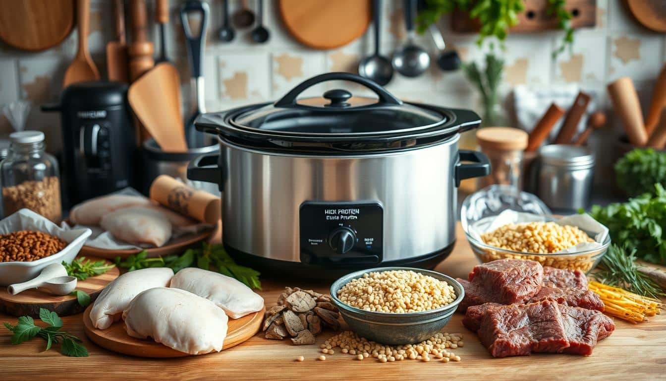 high protein slow cooker recipes