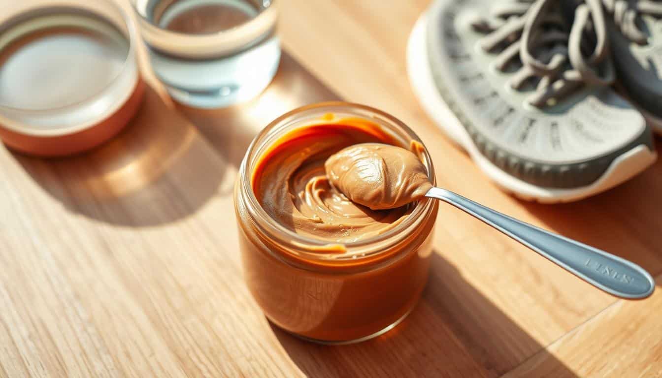 peanut butter before workout