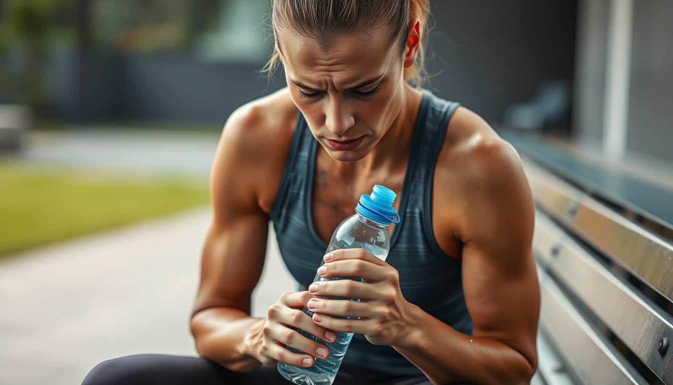 dehydration symptoms during training
