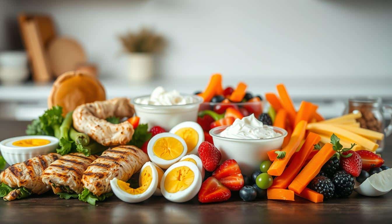 high protein lunchbox meals