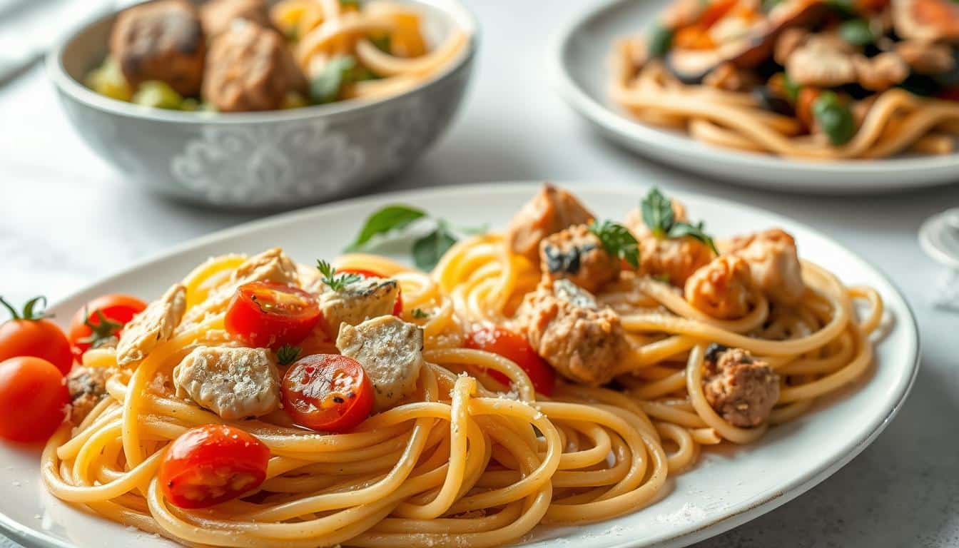 high protein pasta recipes