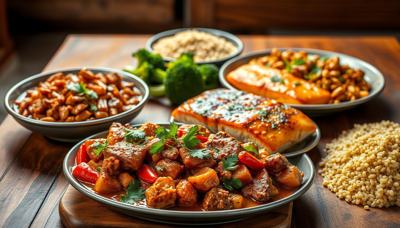 spicy high protein meals